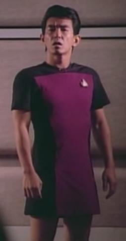 I hope he's wearing underpants...